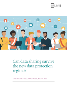 Can data sharing survive the new data protection regime?